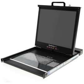 StarTech.com 1U 19" Rackmount LCD Rack Console w/ 16 Port KVM