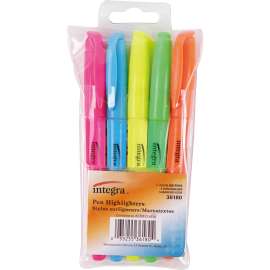 Integra Pen Style Fluorescent Highlighters