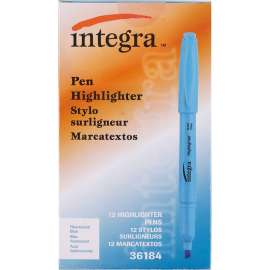 Integra Pen Style Fluorescent Highlighters