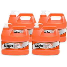 NATUAL ORANGE Pumice Hand Cleaner, Citrus, 1 gal Pump Bottle, 4/Carton