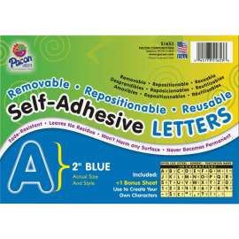 Pacon Colored Self-Adhesive Removable Letters
