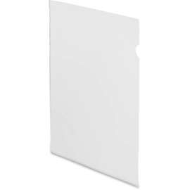 See-In File Jackets, Letter Size, Clear, 50/Box