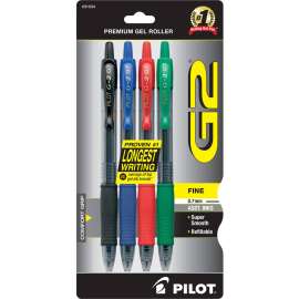 Pilot G2 Retractable Gel Ink Rollerball Pen