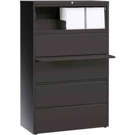 Lorell Hanging File Drawer Charcoal Lateral Files