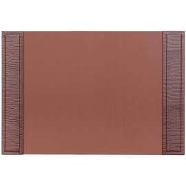 Dacasso Crocodile Embossed Side-Rail Desk Pad
