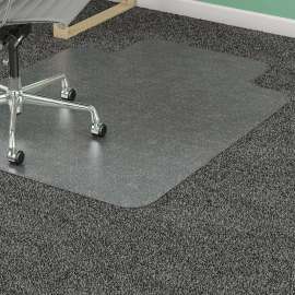 Lorell PlushMat Wide Lip Chairmat