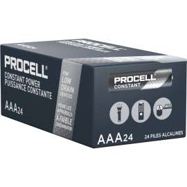 PROCELL PC2400BKD Battery, 1.5 V Battery, 1.12 Ah, AAA Battery, Alkaline, Manganese Dioxide