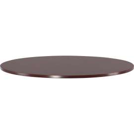 Lorell Essentials Mahogany Round Conf. Tables