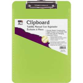 Charles Leonard Rubber Grip Plastic Clipboard