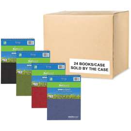 Environotes BioBased Notebook, 1 Subject, Medium/College Rule, Randomly Assorted Earthtone Covers, 8.5 x 11.5, 70 Pages
