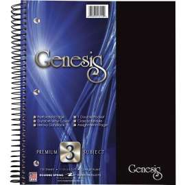 Roaring Spring Genesis Wirebound 3-subject Notebook
