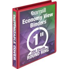 Samsill Economy Round Ring View Binder