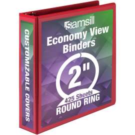 Samsill Economy Round Ring View Binder