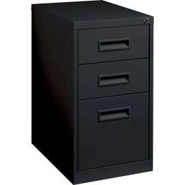 Lorell B/B/F Black Mobile Pedestal File
