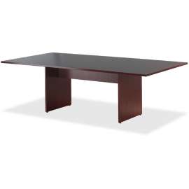 Lorell Essentials Mahogany Rectangular Tabletop