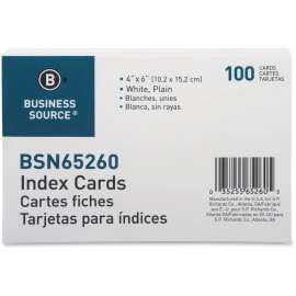 Bus. Source Plain Index Cards