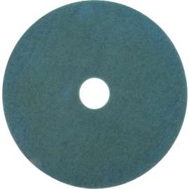 Burnish Floor Pad 3100, 20" Diameter, Aqua, 5/Carton