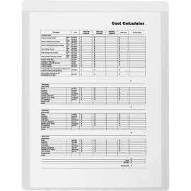 Bus. Source Self-Adhesive Shop Ticket Holders 