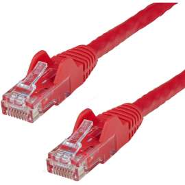 StarTech.com 100ft CAT6 Ethernet Cable - Red Snagless Gigabit - 100W PoE UTP 650MHz Category 6 Patch Cord UL Certified Wiring/TIA