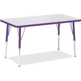Jonti-Craft Berries Adult Height Color Edge Rectangle Table