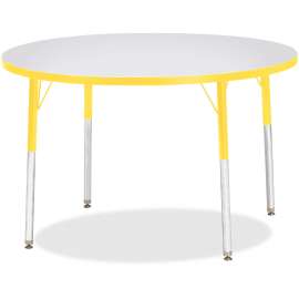 Jonti-Craft Adult Ht. Prism Color Edge Round Table