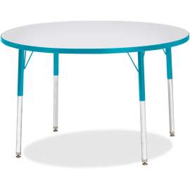 Jonti-Craft Adult Ht. Prism Color Edge Round Table