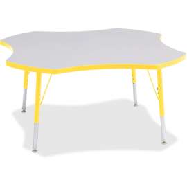 Jonti-Craft Berries Elementary Height Prism Four-Leaf Table