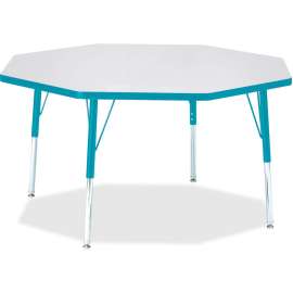 Jonti-Craft Berries Elementary Height Color Edge Octagon Table