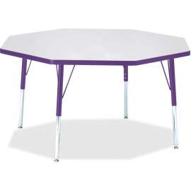 Jonti-Craft Berries Elementary Height Color Edge Octagon Table