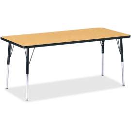 Jonti-Craft Berries Adult Height Color Top Rectangle Table