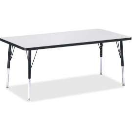 Jonti-Craft Berries Elementary Height Color Edge Rectangle Table