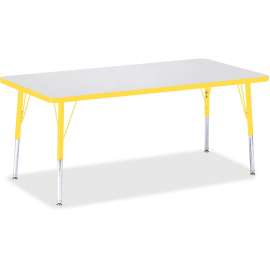 Jonti-Craft Berries Elementary Height Color Edge Rectangle Table