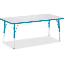 Jonti-Craft Berries Elementary Height Color Edge Rectangle Table