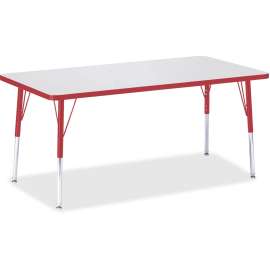 Jonti-Craft Berries Adult Height Color Edge Rectangle Table
