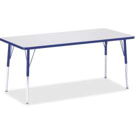 Jonti-Craft Berries Adult Height Color Edge Rectangle Table