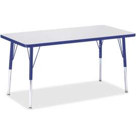 Jonti-Craft Berries Adult Height Color Edge Rectangle Table