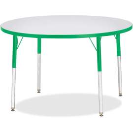 Jonti-Craft Adult Ht. Prism Color Edge Round Table