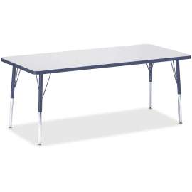 Jonti-Craft Berries Elementary Height Color Edge Rectangle Table
