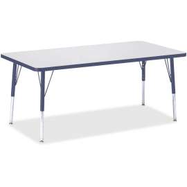 Jonti-Craft Berries Elementary Height Color Edge Rectangle Table