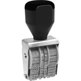 U.S. Stamp & Sign 4-band Rubber Date Stamp
