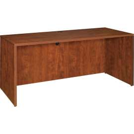 Lorell Essentials Series Cherry Laminate Desking