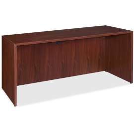 Lorell Essentials Mahogany Laminate Desking