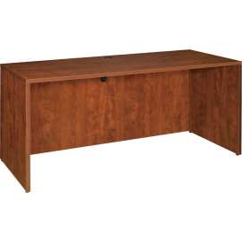 Lorell Essentials Series Cherry Laminate Desking