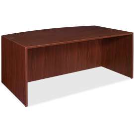 Lorell Essentials Mahogany Laminate Desking
