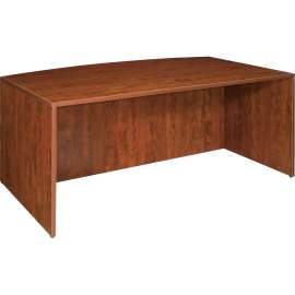Lorell Essentials Series Cherry Laminate Desking