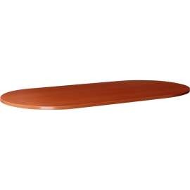 Lorell Essentials Cherry Oval Conference Tabletops