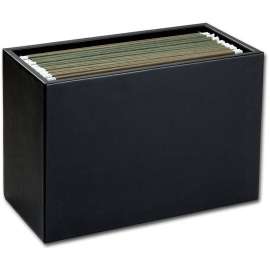 Dacasso Classic Leather Hanging File Folder Box