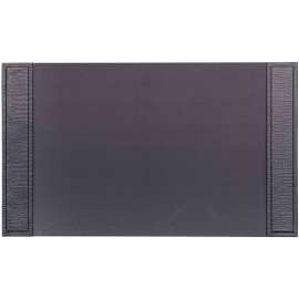 Dacasso Crocodile Embossed Leather Side-Rail Desk Pad