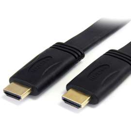 StarTech.com 15 ft Flat High Speed HDMI Cable with Ethernet