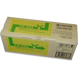 TK592Y Toner, 7000 Page-Yield, Yellow